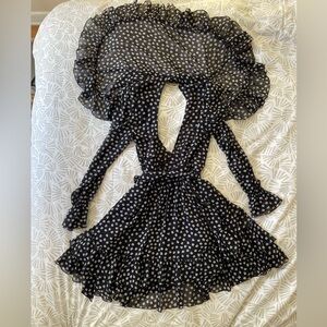 DVF sheer wrap dress - rare